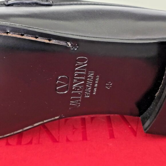 $980 MSRP- Authentic Valentino Garavani 5Y2S0I03VNM Vlogo Loafers- US 12/EU 45 main image 5